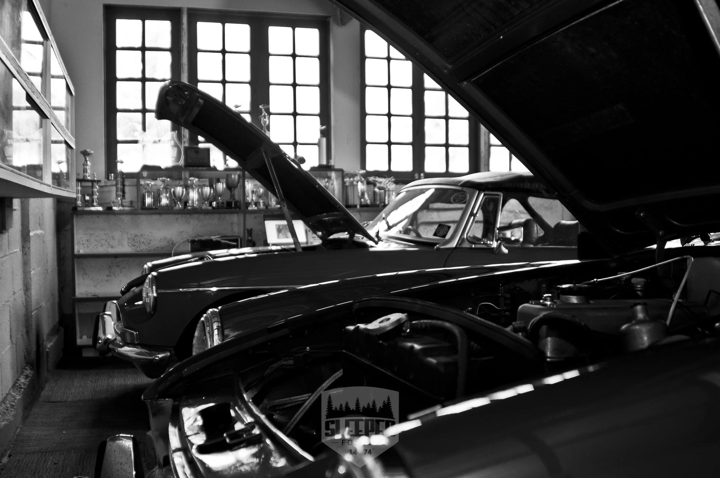 Woody is actually an extremely talented professional race car driver.