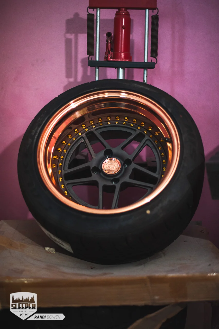  These custom wheels will corner off the Z 