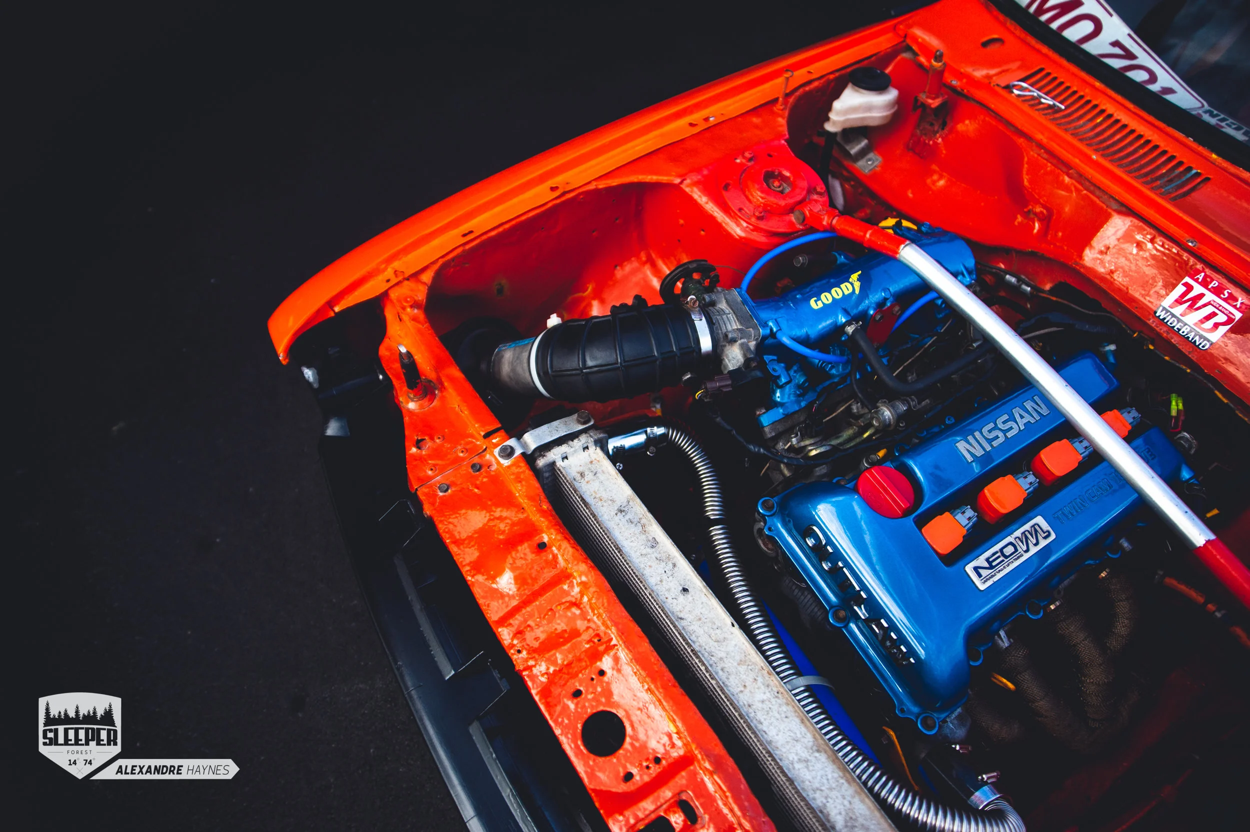  Datsun 120Y with an sr20 