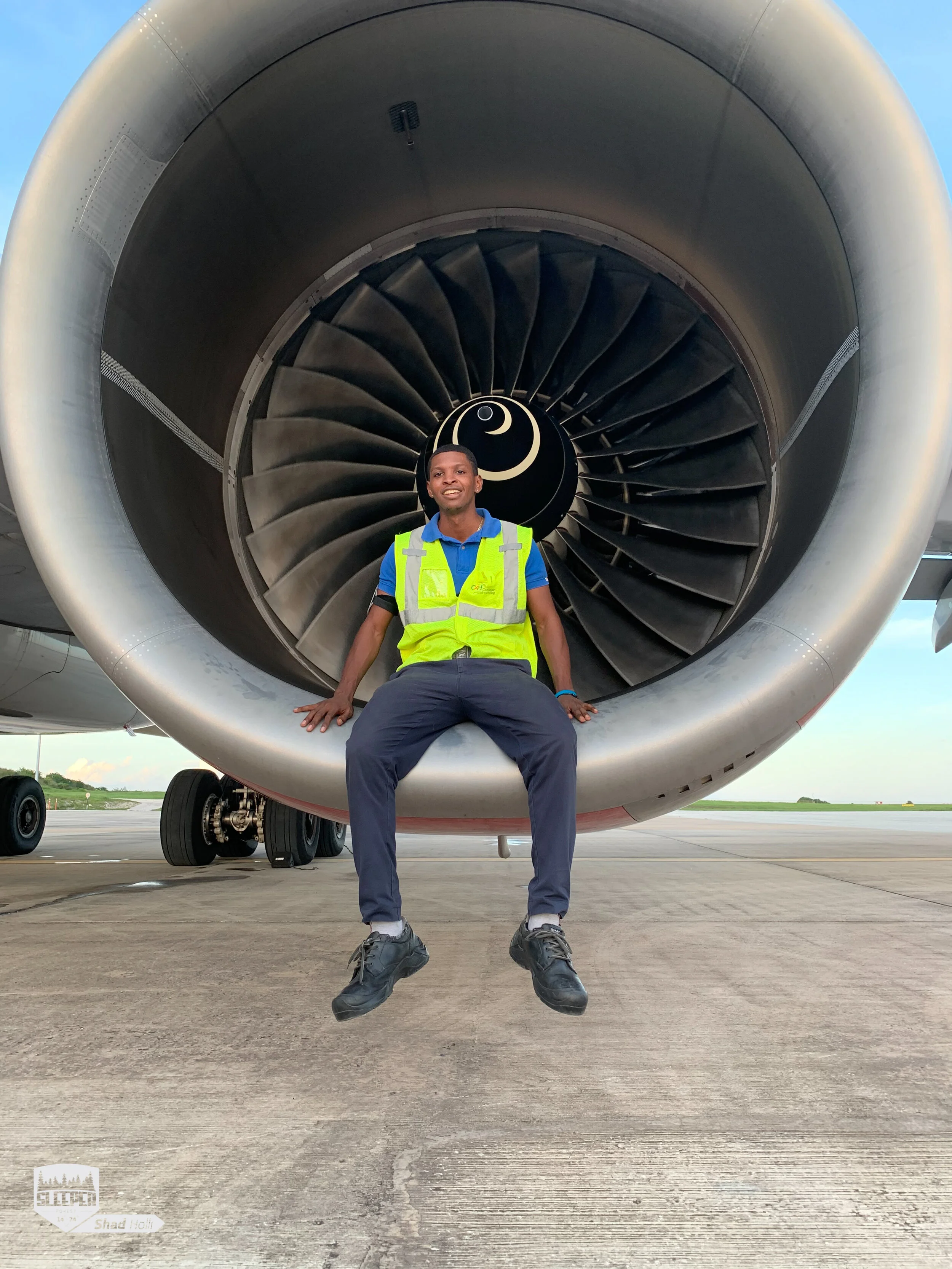  me in one of the four turbines in an Airbus A340 