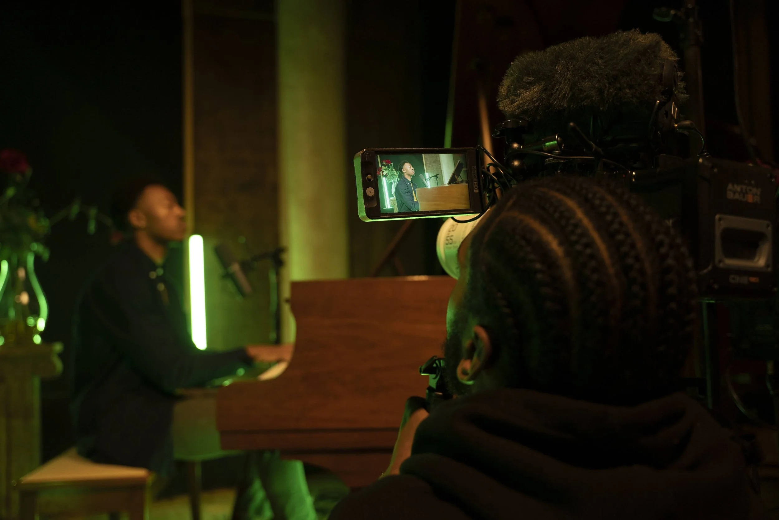 Singer-songwriter Jeffrey Cruz Lights Up the Bad Racket Studio