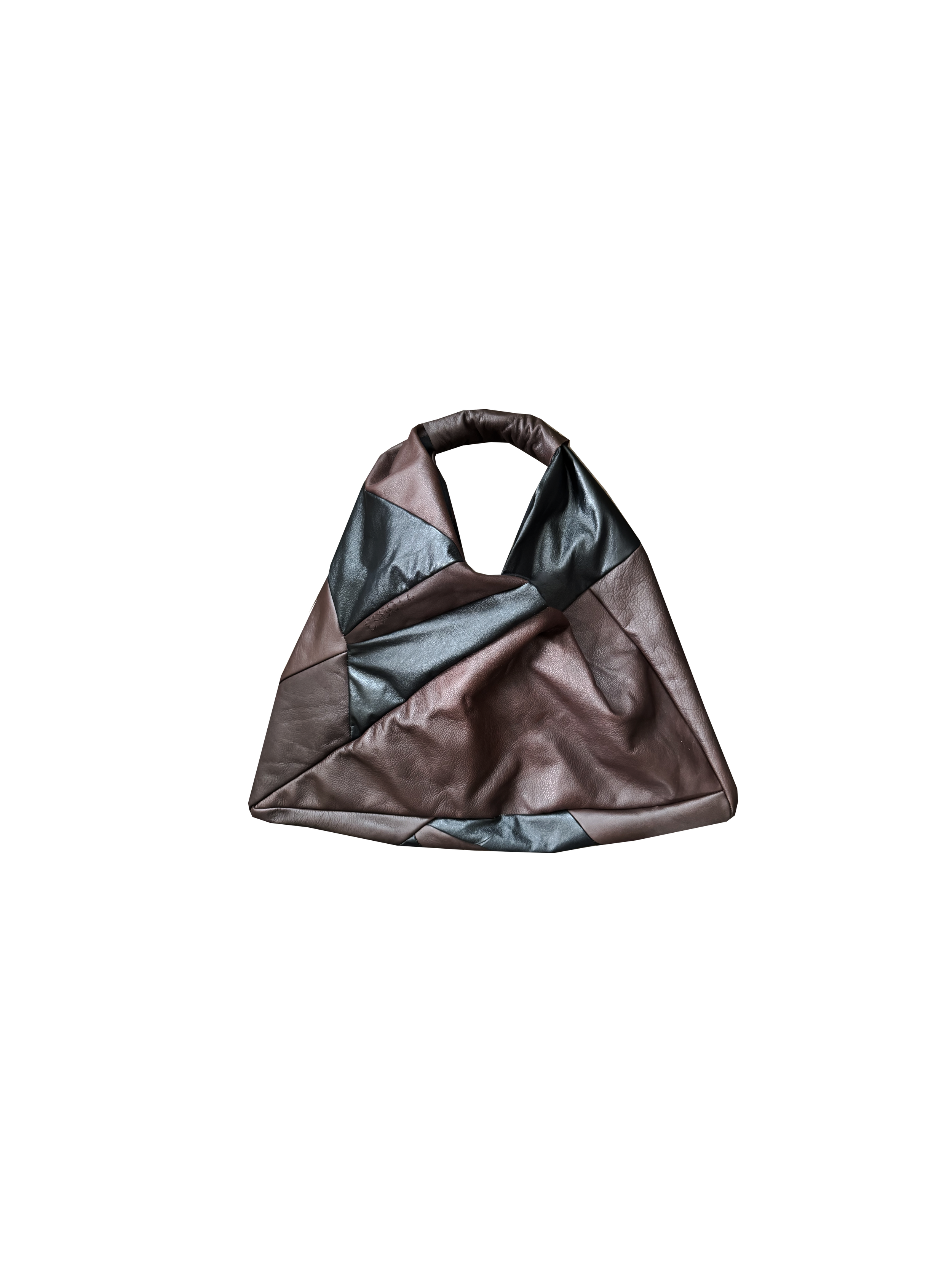 Leather Scrap Origami Tote