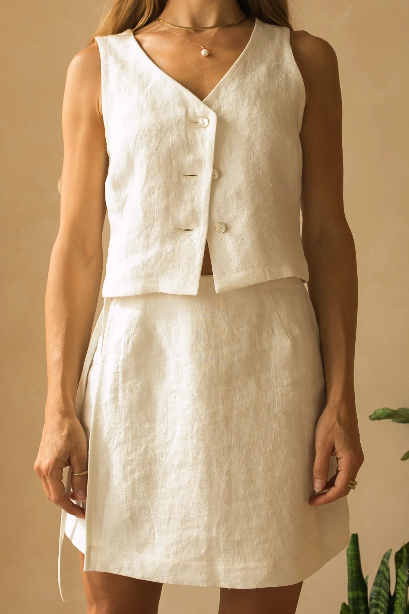 Hemp White Tunic main image 1