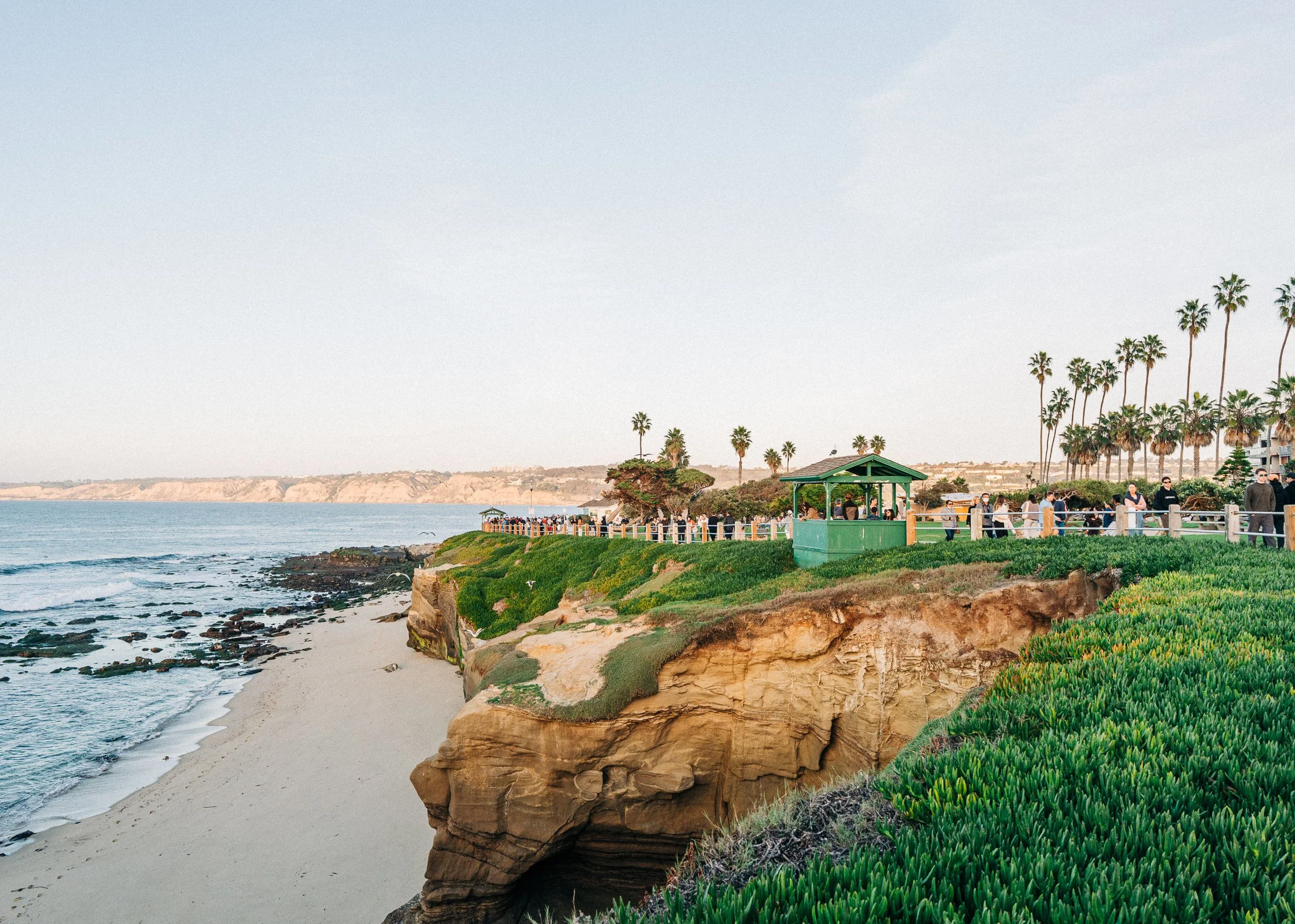 Film (Portra) Like picture of La Jolla, California