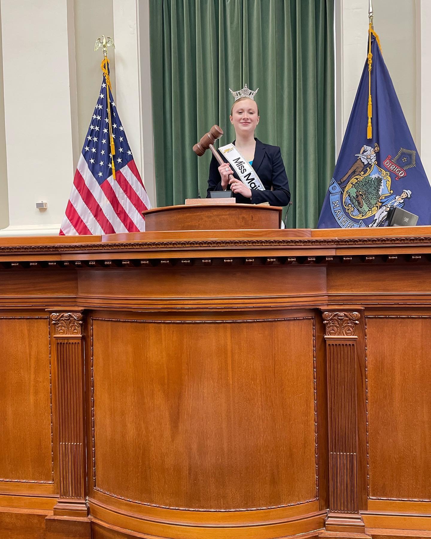 This week I was honored to be invited to the Maine Legislature! Thank you so much to Speaker Rachel Talbot Ross for the invitation. 

I got to meet the elected officials from my district, Representative Kimberly Pomerleau and Senator Jim Libby. I als