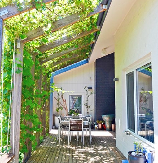 Sunshine: winter soaking, summer shading 