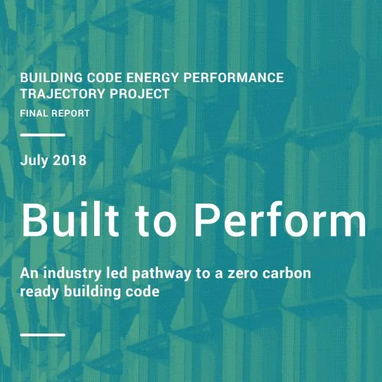 Built to Perform: improving energy efficiency in the building code