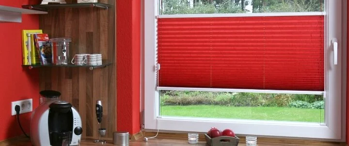 Integrated cellular blind by Nordic Blinds on a double glazed uPVC tilt and turn window.