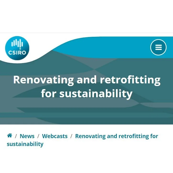 Renovating and retrofitting for sustainability