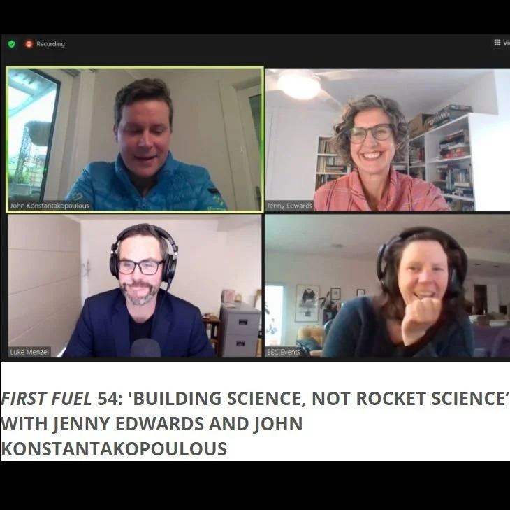 It's not rocket science, it's building science
