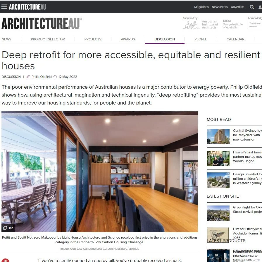 Deep retrofit for more accessible, equitable and resilient houses