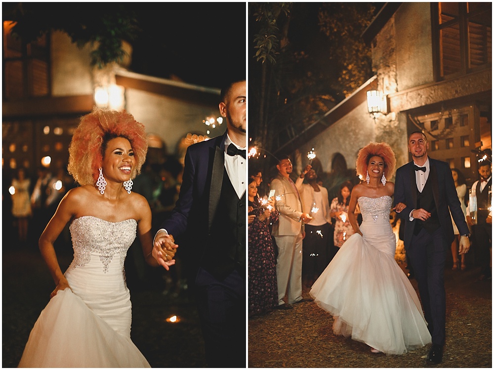 The night ended with singing and sparklers to send off the bride and groom to their Jesus-filled ever after! <3