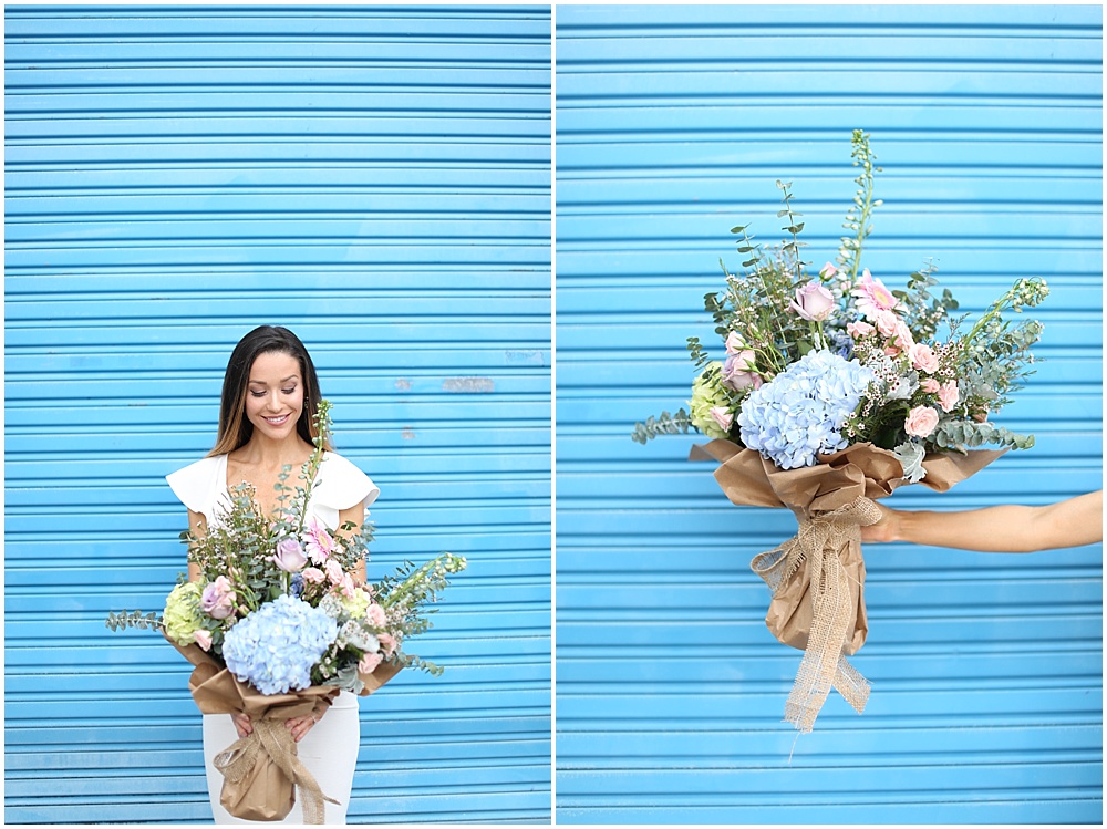 The process of these flowers being made took less than 10 minutes. But the artistry that came from it surely gave me the fix that I needed!