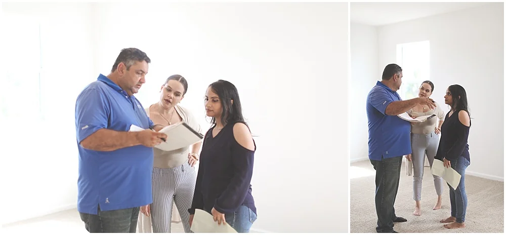 After the house was inspected and approved, they moved their way down to the home association office. Where they began their final steps before home-ownership!