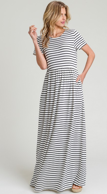 Koket Boutique :: Striped Maxi Dress