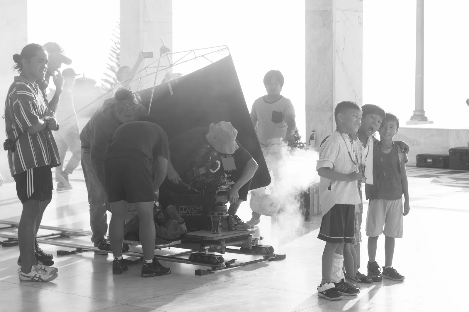 Filming on location, PRPC in Morong, Bataan. Photo by Ansperniel Aquino