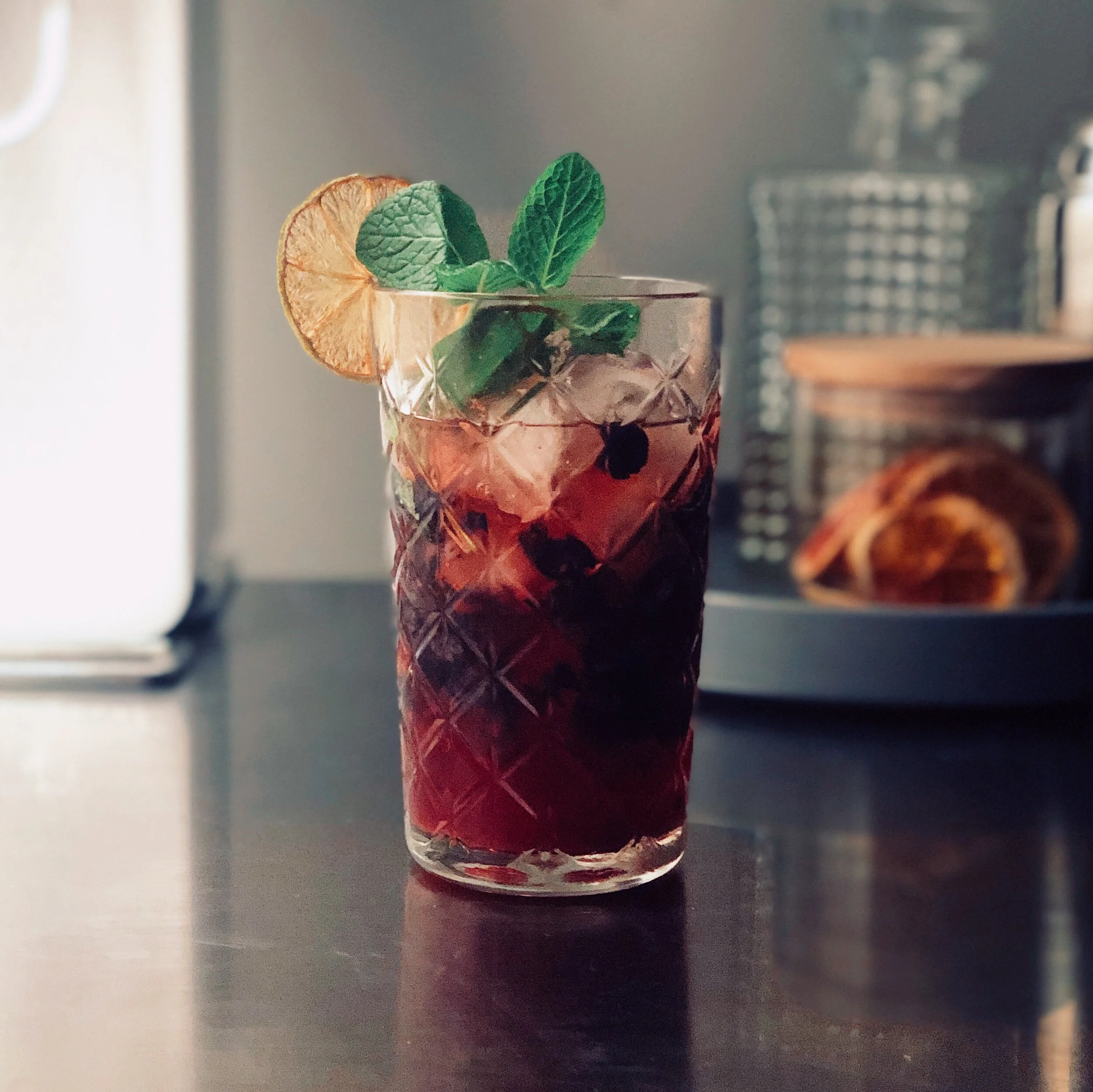 Blueberry Mocktail Mojitos with Lavender Syrup — Lifestlye & Health Co