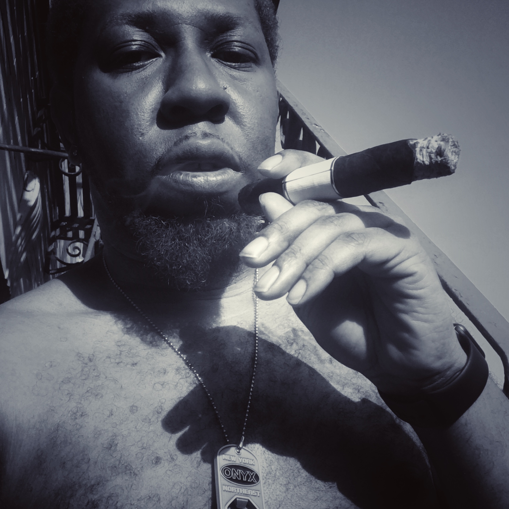 Howdy, I’m Bobby Turner (Ubiquitous Onyx), exploring my vanilla to KINK/bdsm and LEATHER choices. A GAY man with HET tendencies and total SWITCH — “Ass is good, dick is better, tongues are great to make a pussy wetter” is my philosophy! I’m brand new to a many things so, I don’t doubt anyone’s choices! I at least try it once with a unbiased approach and that being said, I am very inquisitive — as a voyeur/exhibitionist I peeps it all — if it strikes my interest, I will ask about it when time presents itself! I’m getting help from both sides of the spectrum “Queer and Hetero” which seems to be very humbling to know they both are generally fluid. For the past two years, I have watched the men of Onyx from afar. I have watched how these men communicate within their perspective rights as comrades — engaging in various activities beyond the sexual assumptions of what the outside world would perceive! In all honesty, I have yet to find a “MAIN” kink, sure there are many things I’m willing to try and love to combine, but to say what is "MY” kink, I’m still exploring. Have I dibbled dabbled, yes, but nothing has stricken me as of now! What I have noticed about myself recently is the love of cigars, rope play, fire play, wax and whips…. My love of leather is the weight, the craftsmanship, the smell is very refreshing to me, as a designer its one of my first feathered ascetics and I’ll stop right there! With the help of some nice gents (Masters, Sirs and Daddies) I’m finding what I want and need out of this added lifestyle-lifechoice. In the past 10 months, a few of these members in the various regions have reached out to me on my quest to become a Leatherman — providing answers to my many questionnaire sessions and with respect, give me their knowledge of what Leathermen means! Some have taken my request and guided me with some prospective on where do I fit, so I wish to fulfill that order and be great in thy same! Today, I can say that I am a Leatherman, an Onyx Man and furthering my journey as other have done. I feel that my contributions to the Leather Community as a whole would be monumental in the aspect of my outside talents. I have visual and perfuming arts, and event planning backgrounds. I own and operate a remote design firm. www.blvxqvizionz.com and specialize in graphic art and fine art types. I was a performance major in college which I majored in wind instruments and vocals. I have a vast hospitality background as I was a catering director of a tri-campus university which I headed all campus events, ran all retail stops and sports concessions as well as lead liaison to the University President and family. My experiences has brought me to the conclusion that I can just about accomplish anything in the right place. And, as far as fantasies go, I can’t keep track of them, I’m hard 70% of the day and a huge day dreamer.