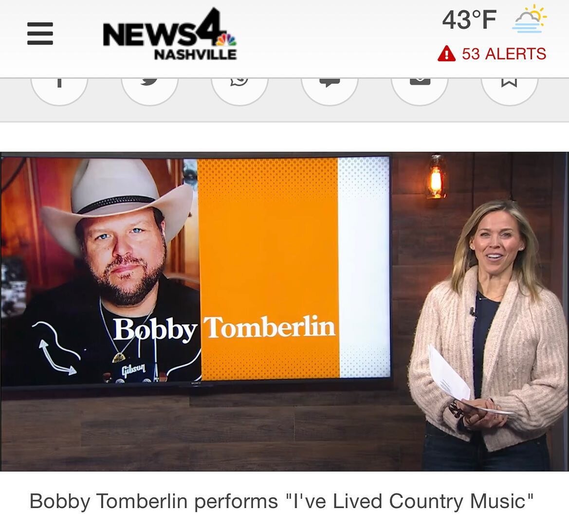 It&rsquo;s Country Radio Seminar Week in Nashville and it was very cool to be featured on Channel 4&rsquo;s Today in Nashville.