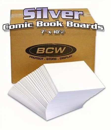 SILVER SIZE - Backing Boards (Pack of 100)