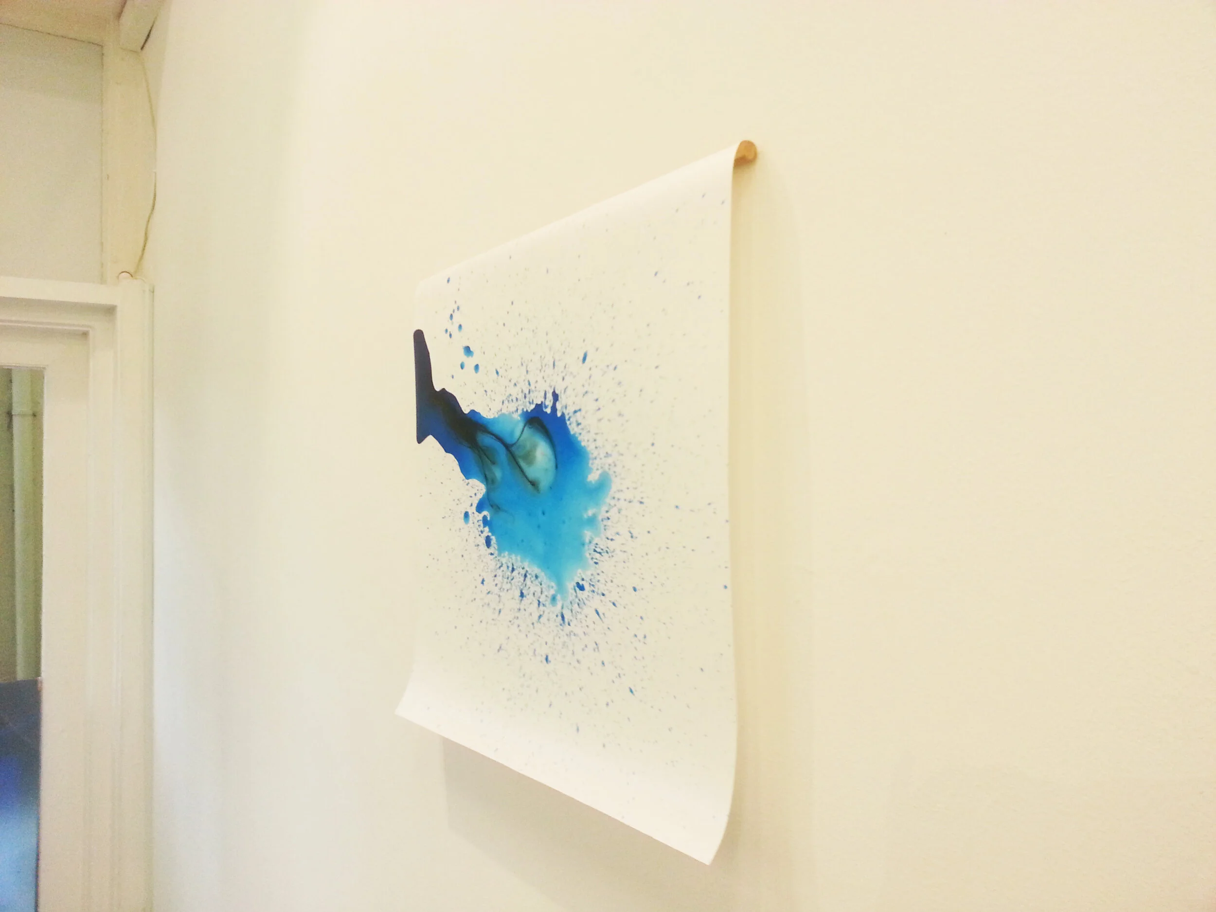  Acrylic and ink on PVC paper, 1m height x 1m long. 