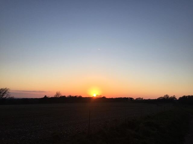 A Sussex sunset -