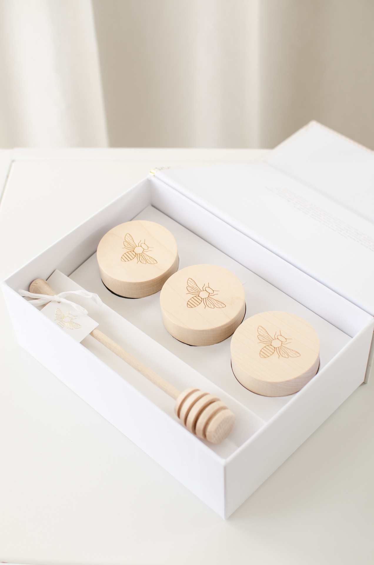 Nordic Honey_Honey Tasting Gift Set_Organic Honey_Wooden Caps
