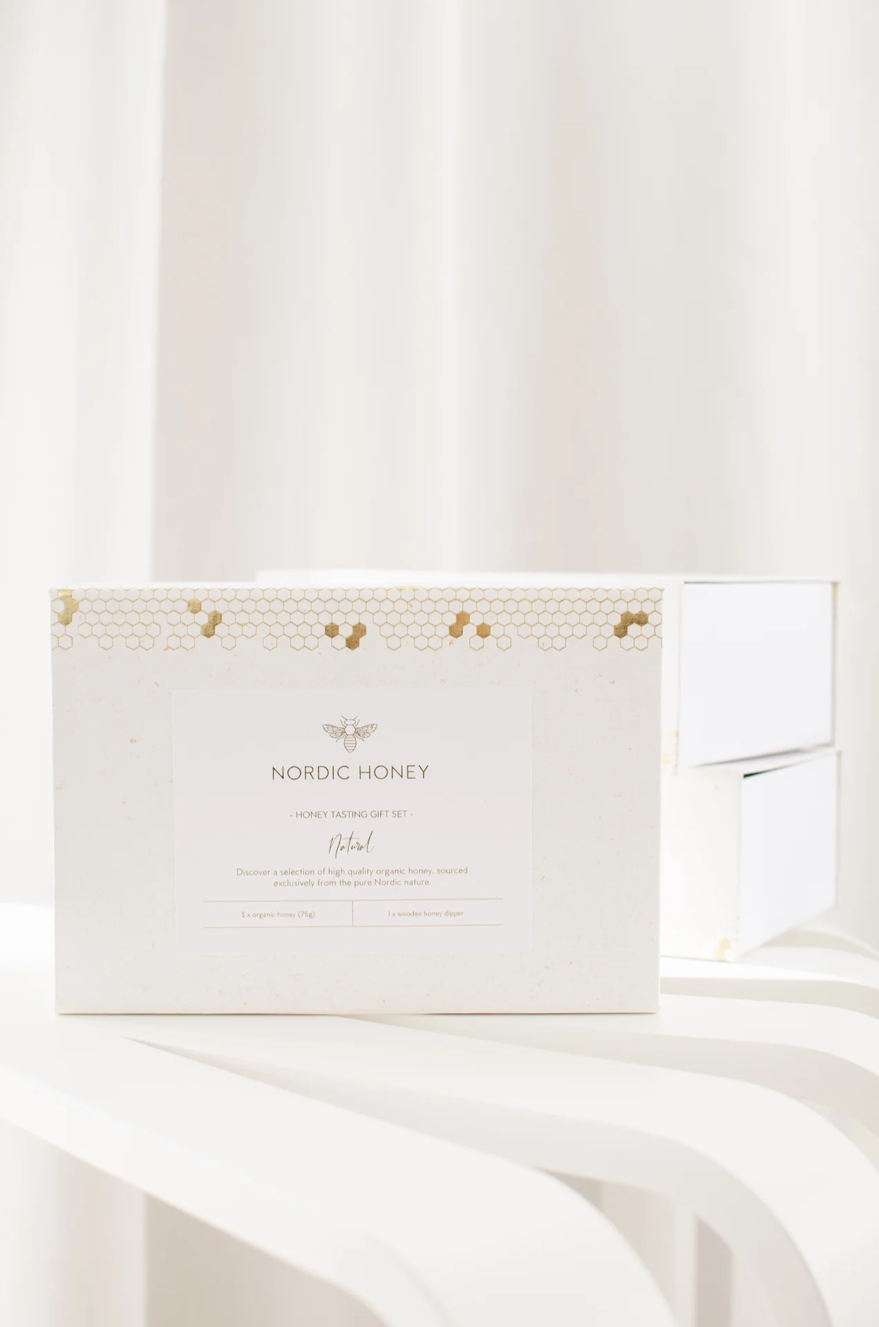 Nordic Honey_Honey Tasting Gift Set_Organic Honey_Wooden Caps