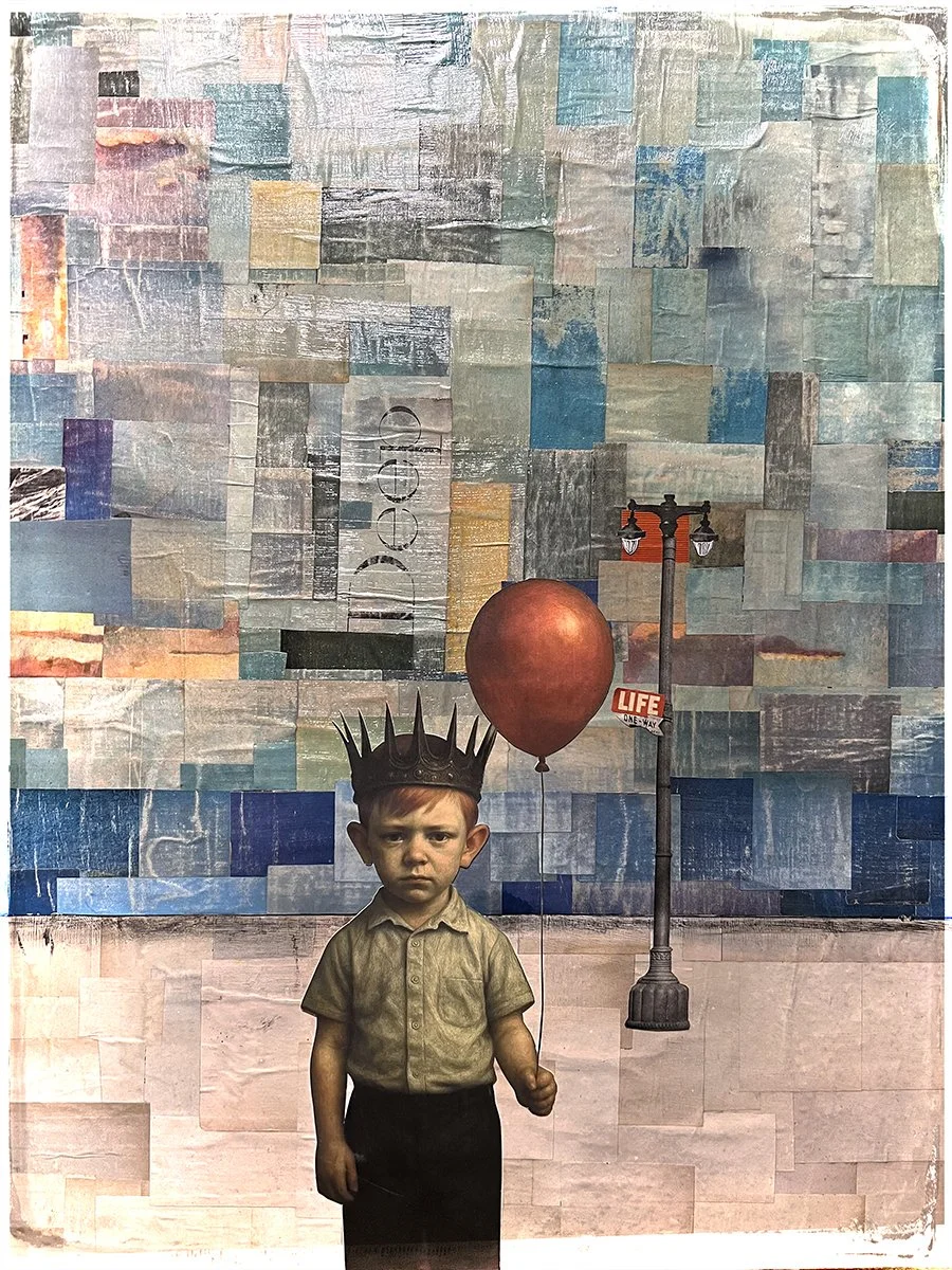 Hold On for as Long as You Can (24x30 in.)