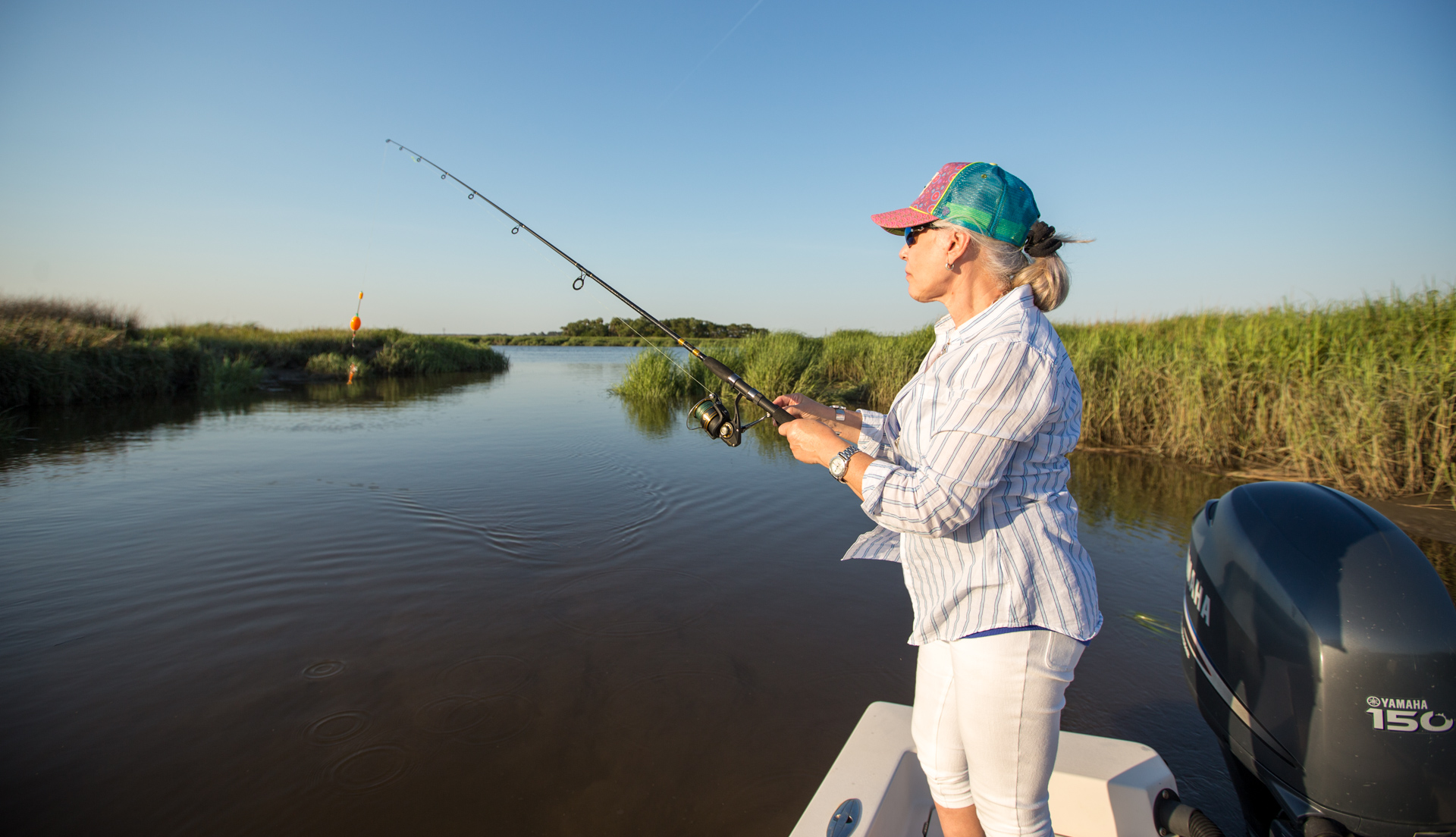     Experience marsh fishing 