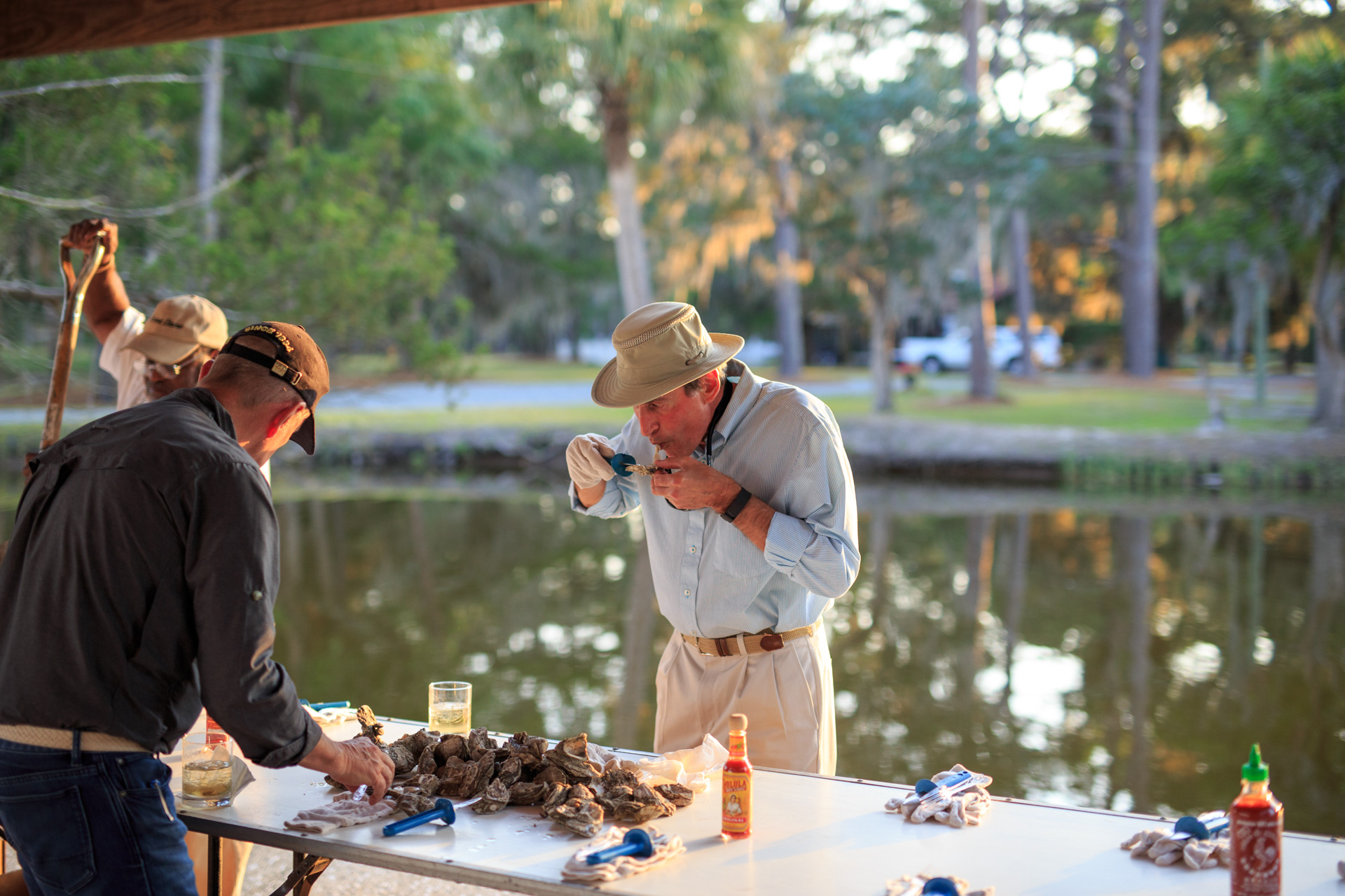     Enjoy fresh oysters 