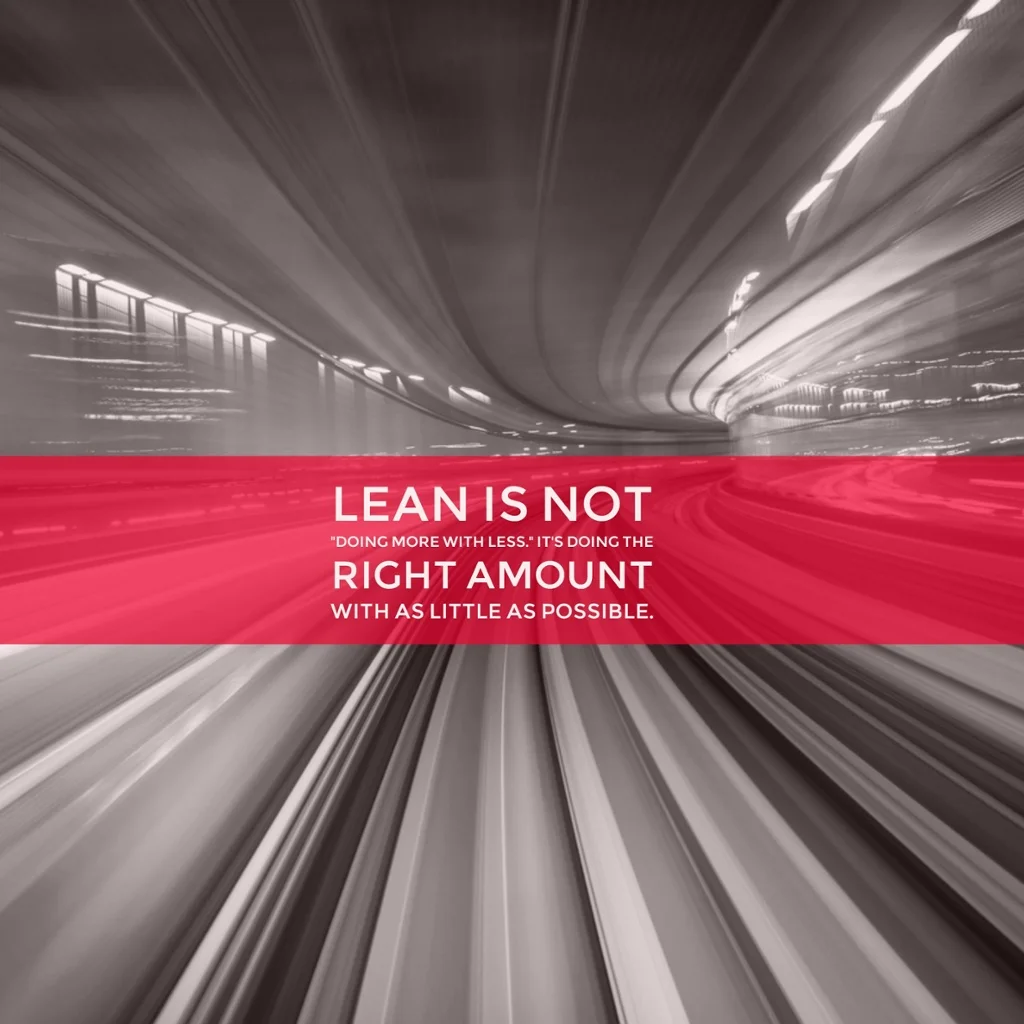9 Tactics to being Lean in '17