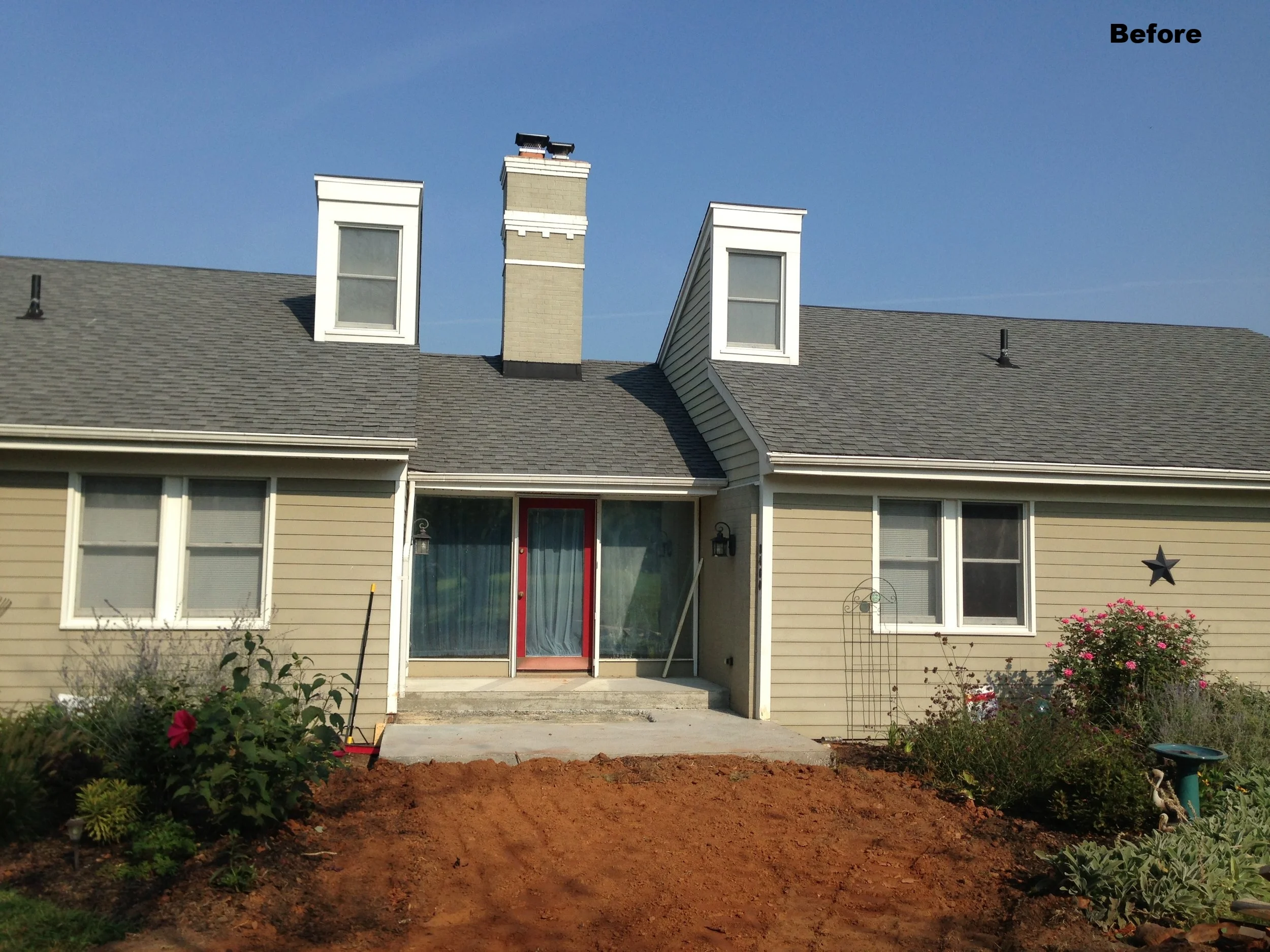  Front Entrance before    