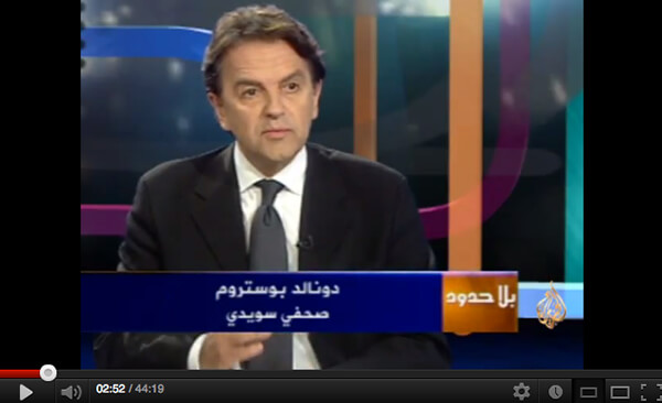 Interviewed by Al-Jazeera