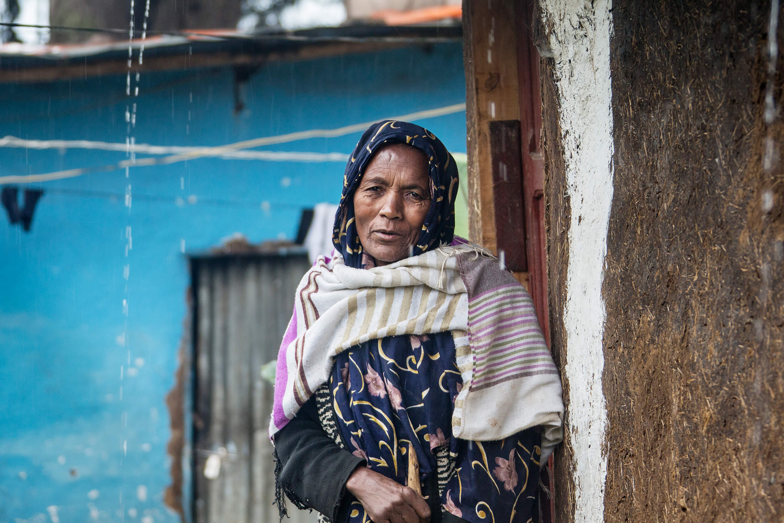 With a smaller loan and education she can sell what she grows on the market, and for the first time in many years her family can eat real food.