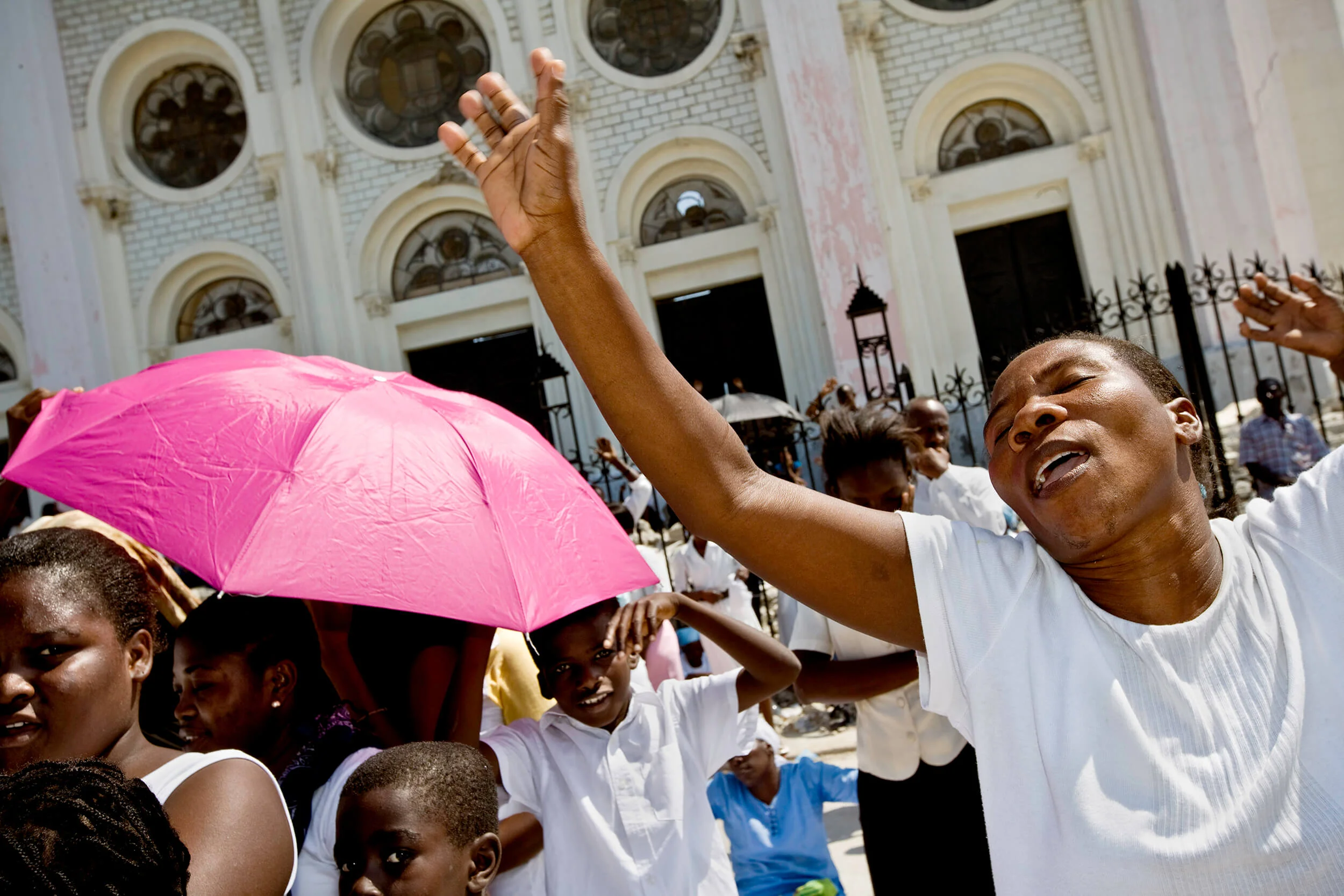 The earthquake in Haiti in 2010 had a magnitude of about 7.8 on the Richter scale.