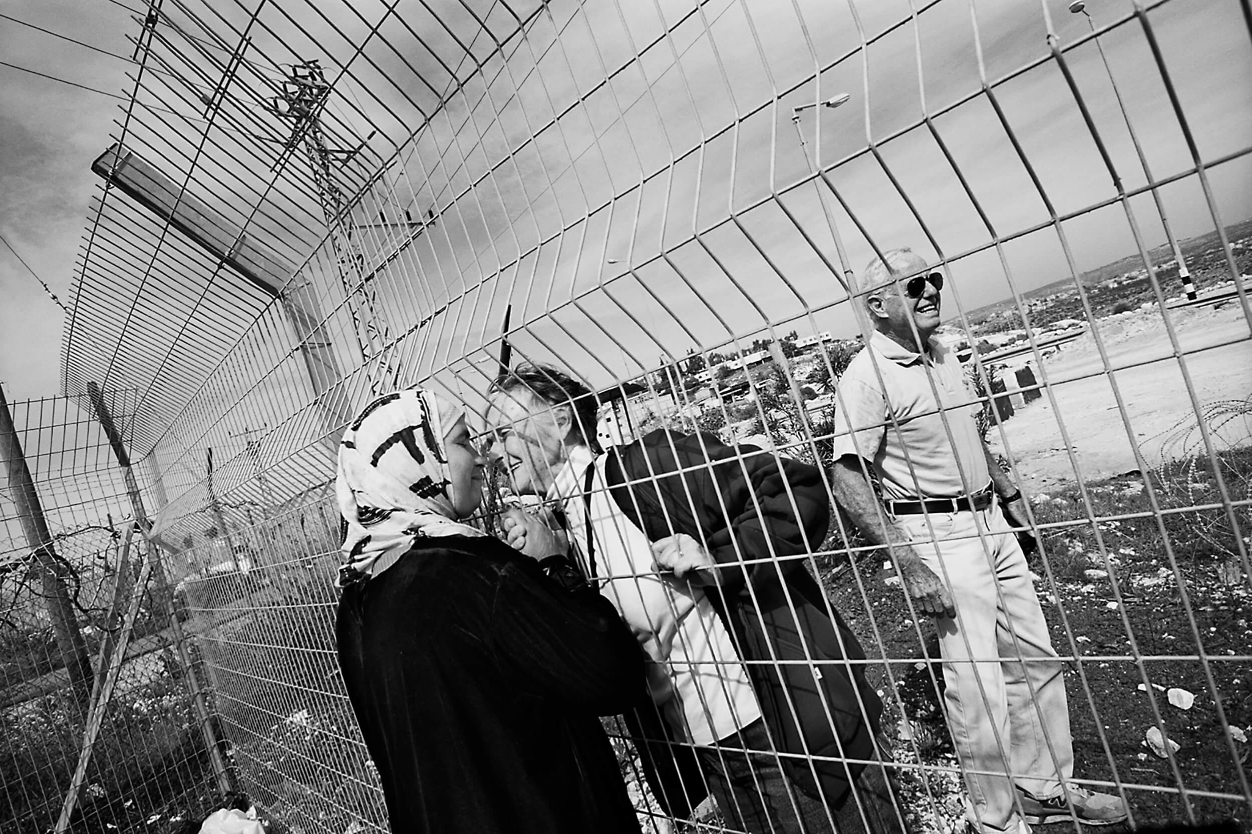  Dorothy and her husband, Israel Naer, from Israel are supporting the Palestinian family Amer living in the West Bank, now caught by the illegal wall. 