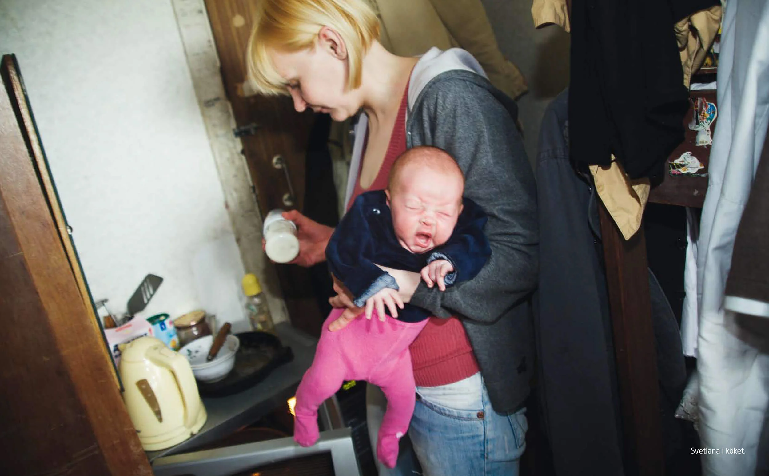 Ukraine. Svetlana, mother of four children has diagnosed HIV.
