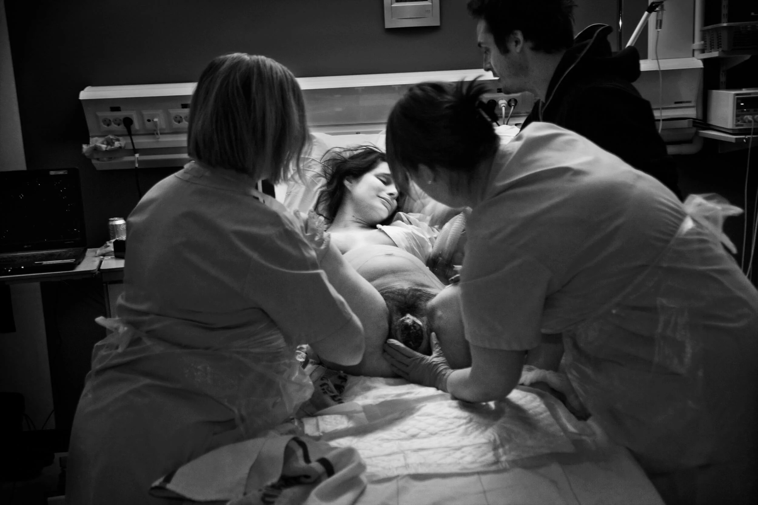 Sweden. Karolinska University Hospital, Huddinge January 25, 2011, 8.11 PM.