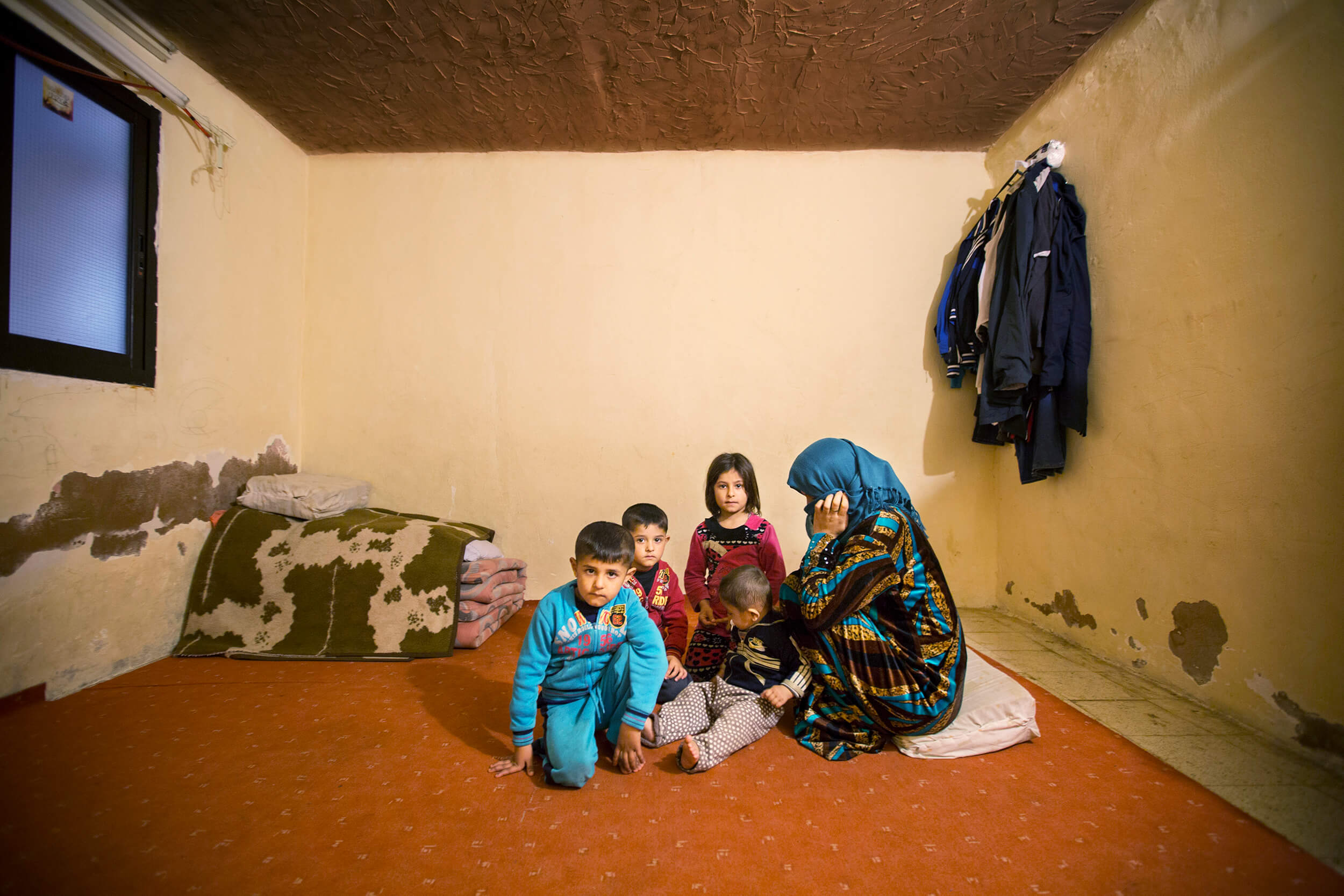  The refugee camp MAR ELIAS in Beirut in 2016. The family fled from Aleppo in Syria. 