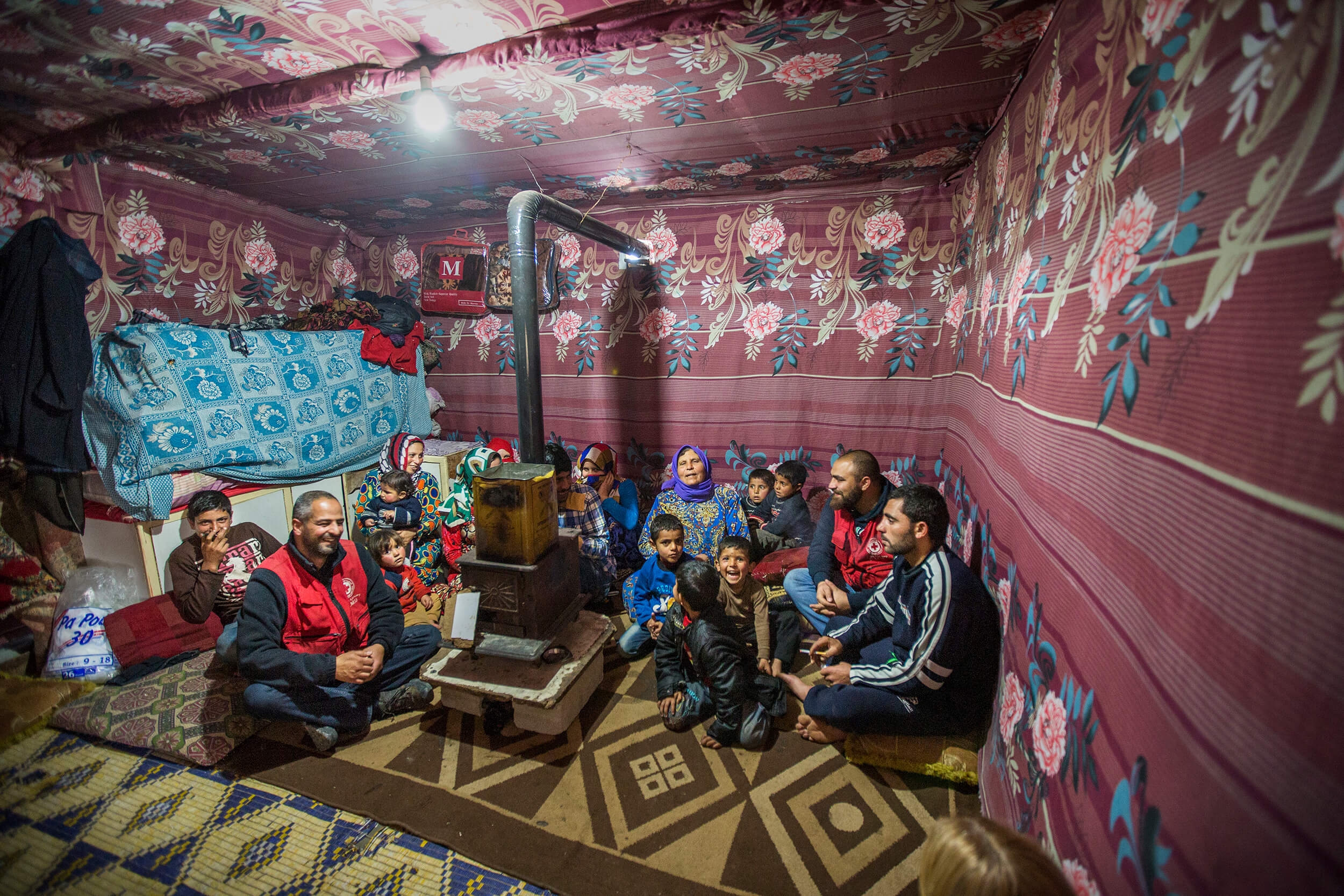  Lebanon. Zahle/Bekaadalen. Tassger Camp. Syrian refugees March 2016. 