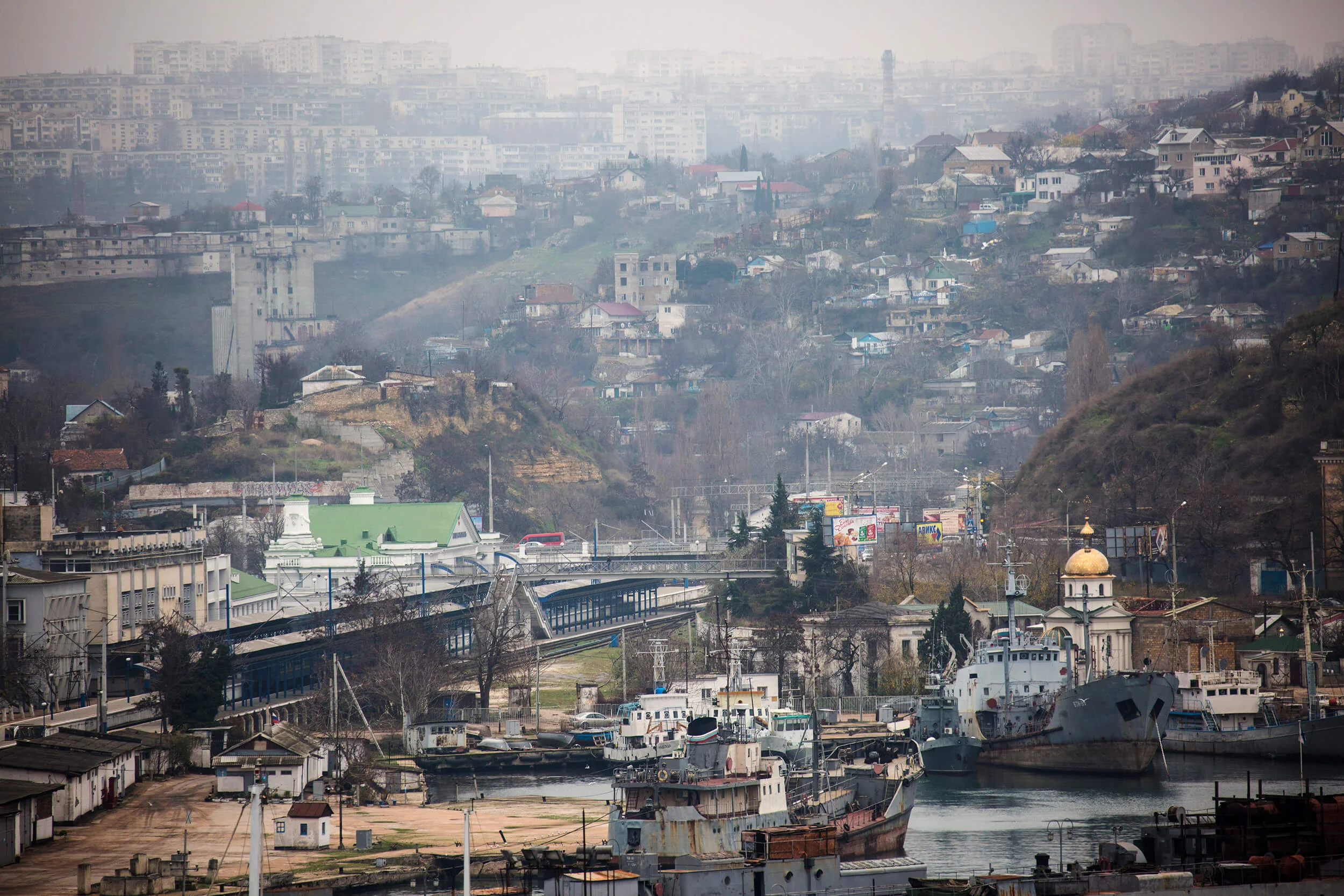 The city of Sevastopol in the Crimea.