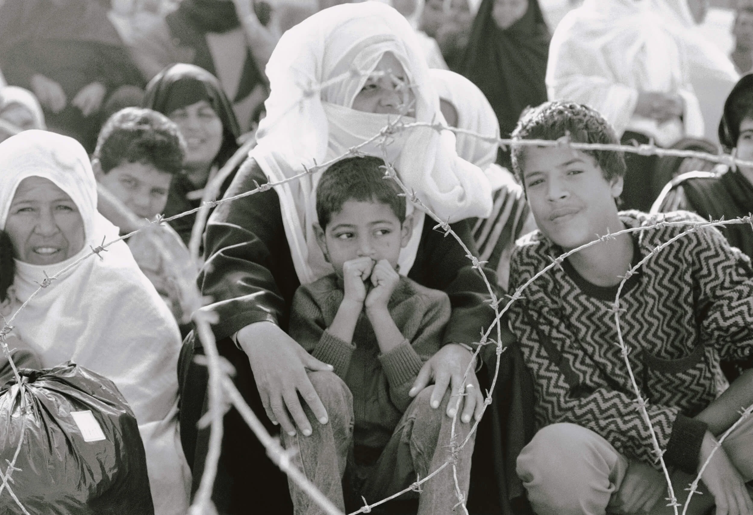 Palestinians in Gaza. First intifada.