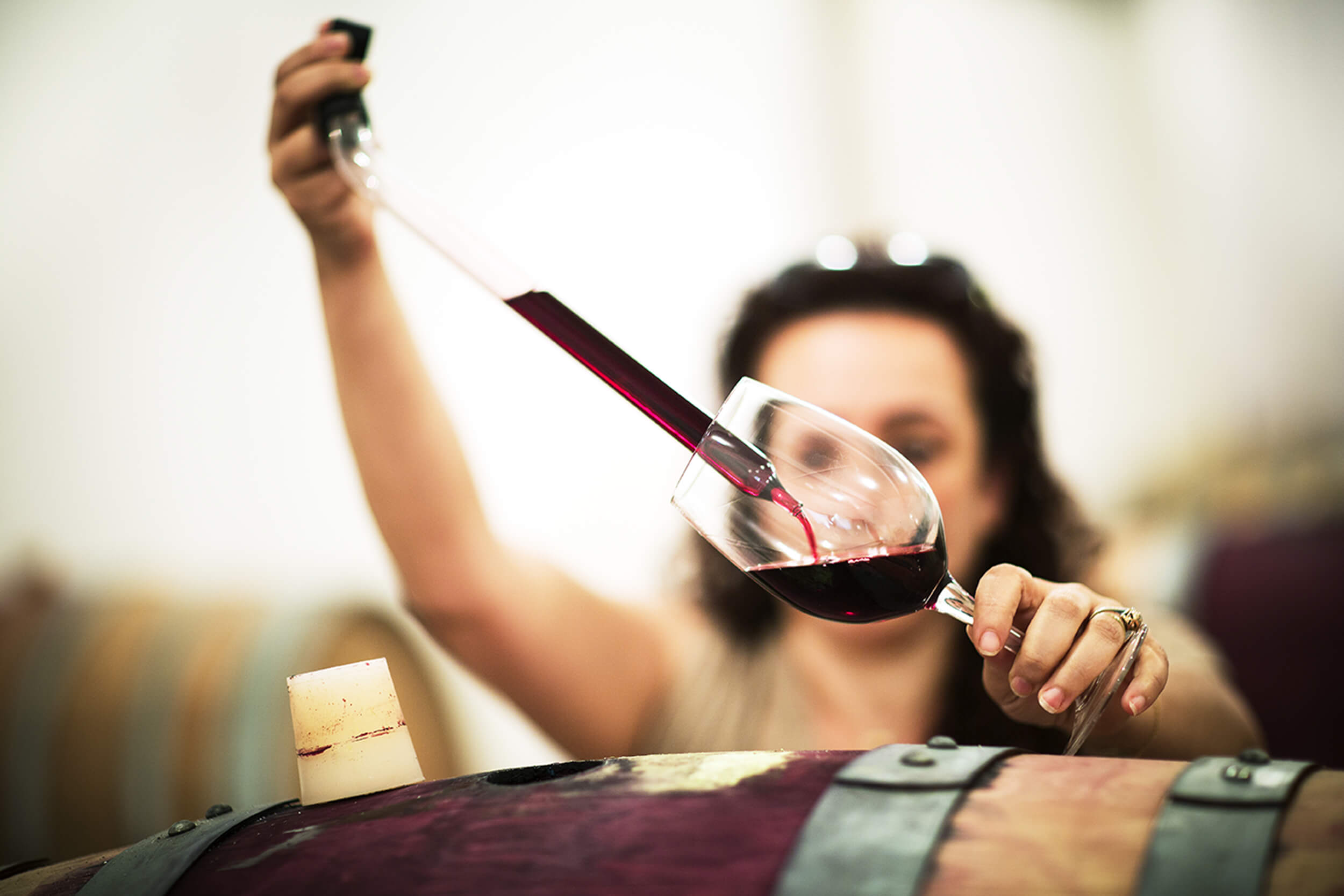  Diana Salameh Khalil, winmaker at Domaine Wardy in Zahlé Bekaa walley. 