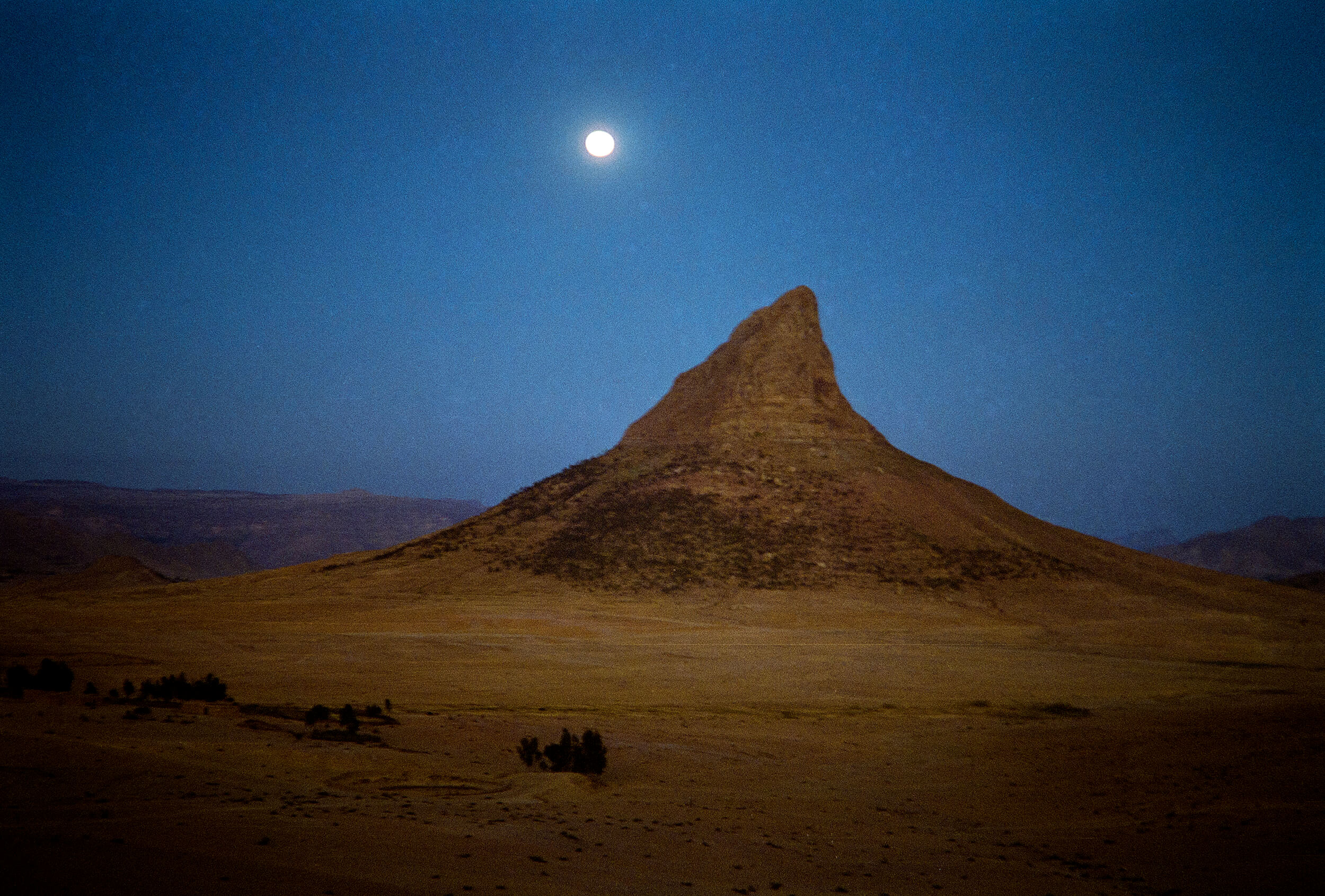  Landscape in the city of Senafe on the eritrea highland during the war. 