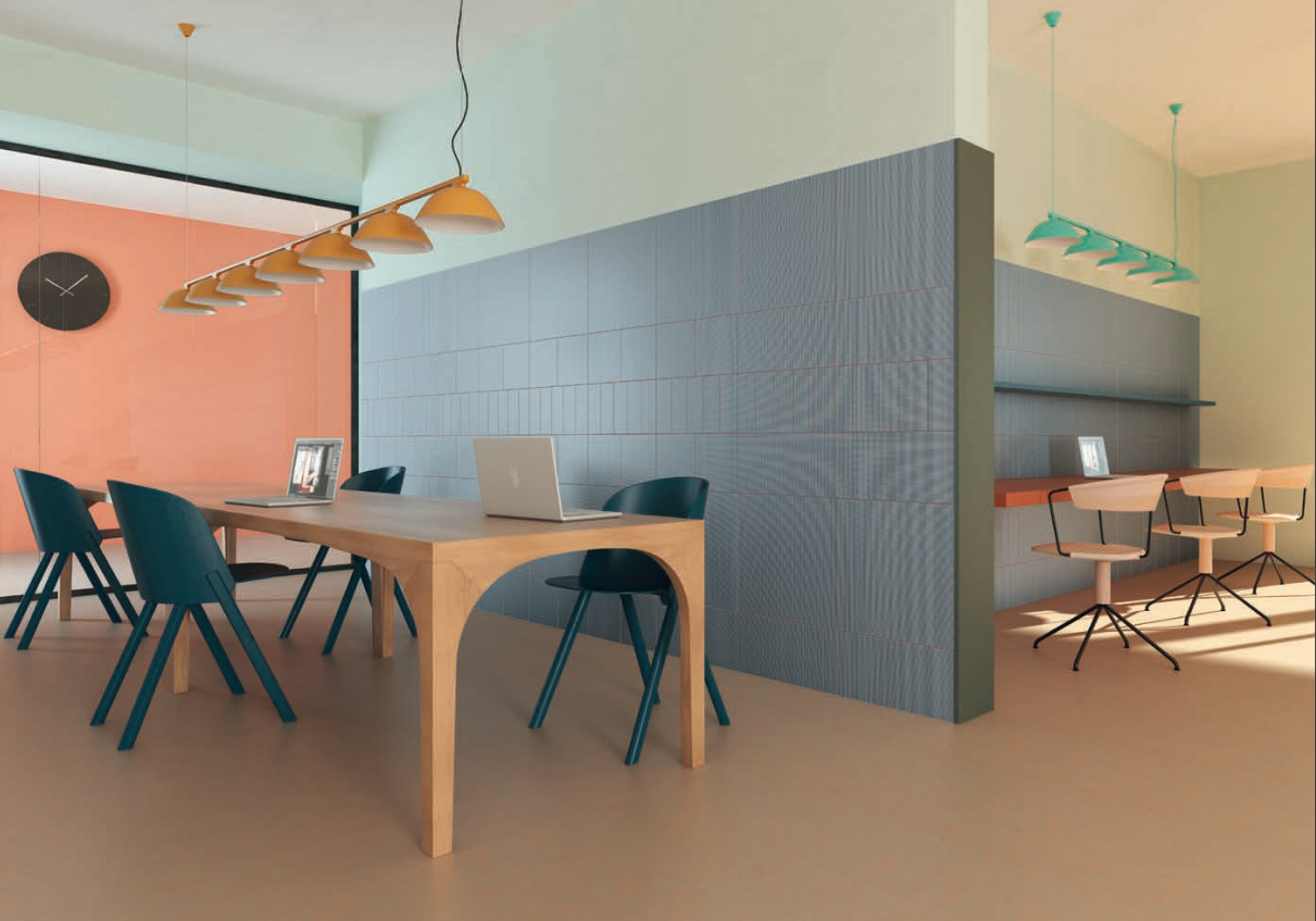 Blue & Terracotta Grout