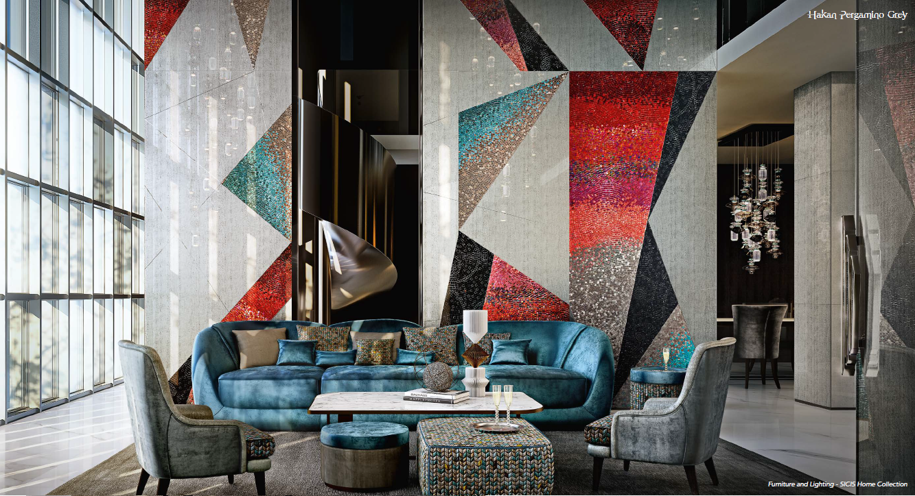 Pergamino Grey & Artistic Mosaic