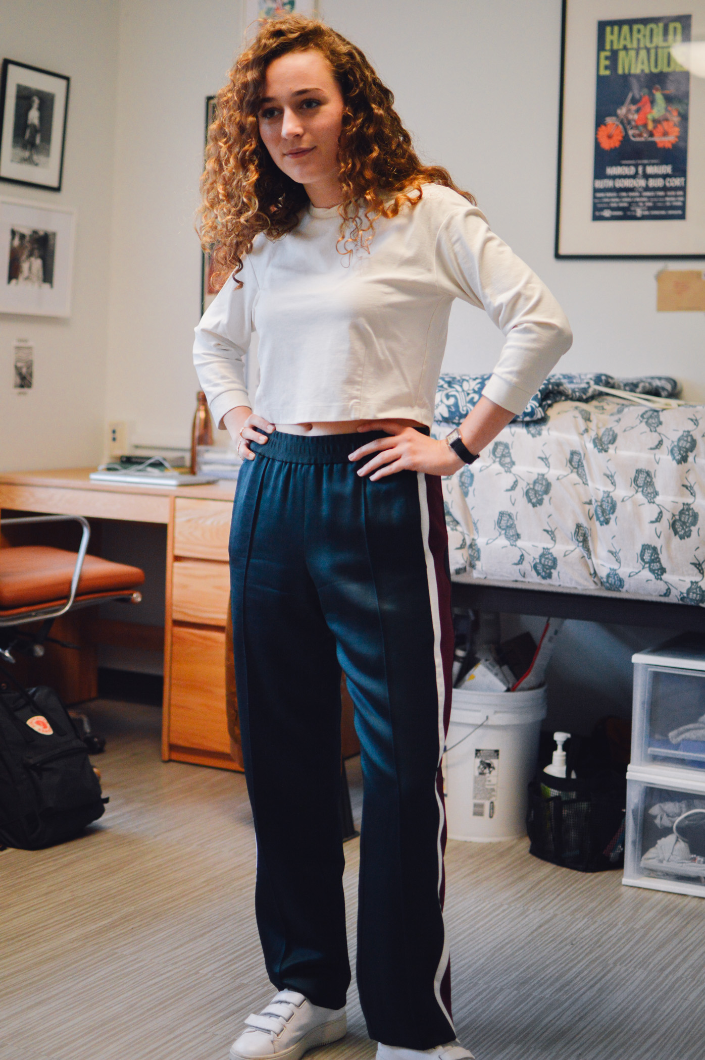 Shirt: Theory, Pants: Kenzo