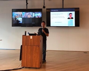 Presenting at Opendoor in San Francisco, 2018.