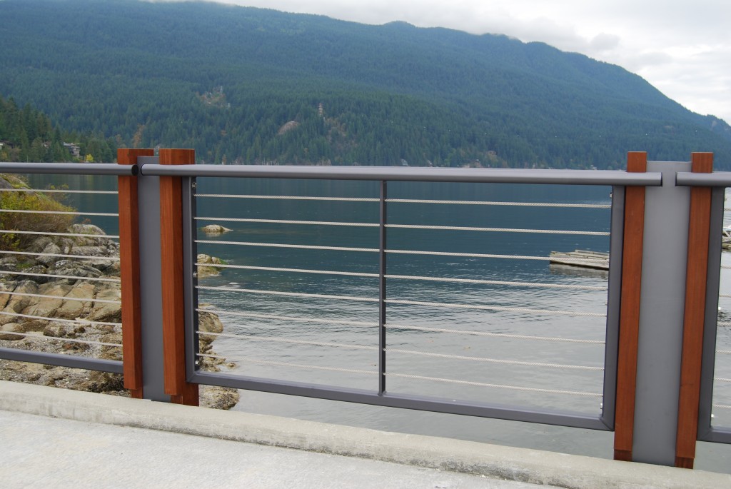 Bridge to private residence, Hamber Island BC (Karl Gustavson Architect)